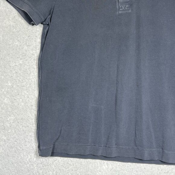 Lacoste Vintage Washed Pique Polo Shirt Men’s Size 5 Gray Short Sleeve Slim Fit - Picture 4 of 11